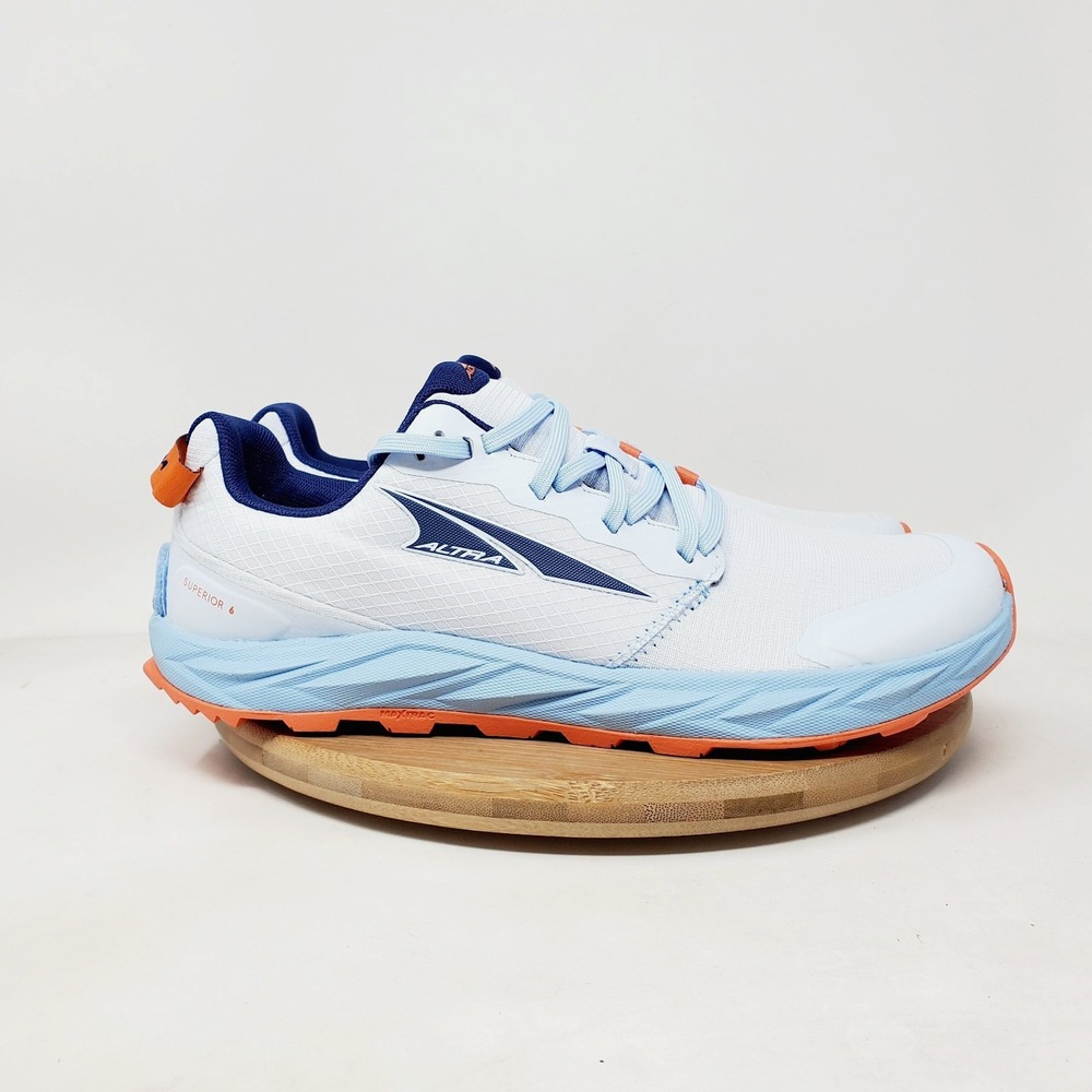 Altra White Light Blue Navy Orange Trail Running Shoes